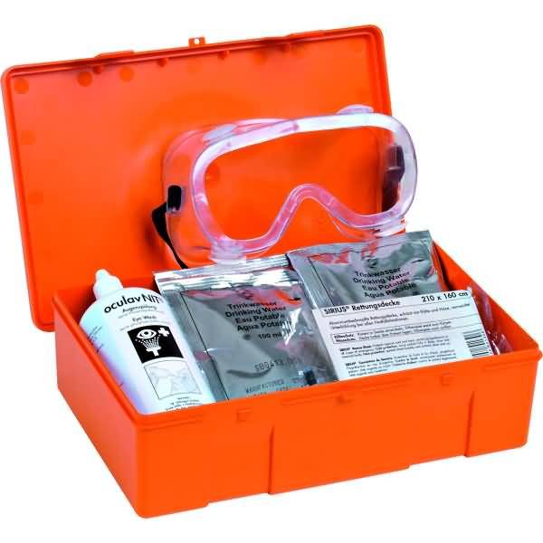 KFZ-Verbandskasten Ergänzung GGVSEB-Schutzausrüstung 2 Behälter Kunststoff DIN 13164