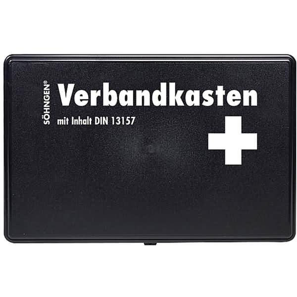 Verbandkasten Kiel leer Kunststoff schwarz ohne Dichtung
