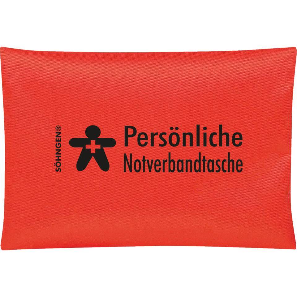 SÖHNGEN®Pers.Notverbandtasche für zuhause und unterwegs,orange,Nylon, 240x140mm