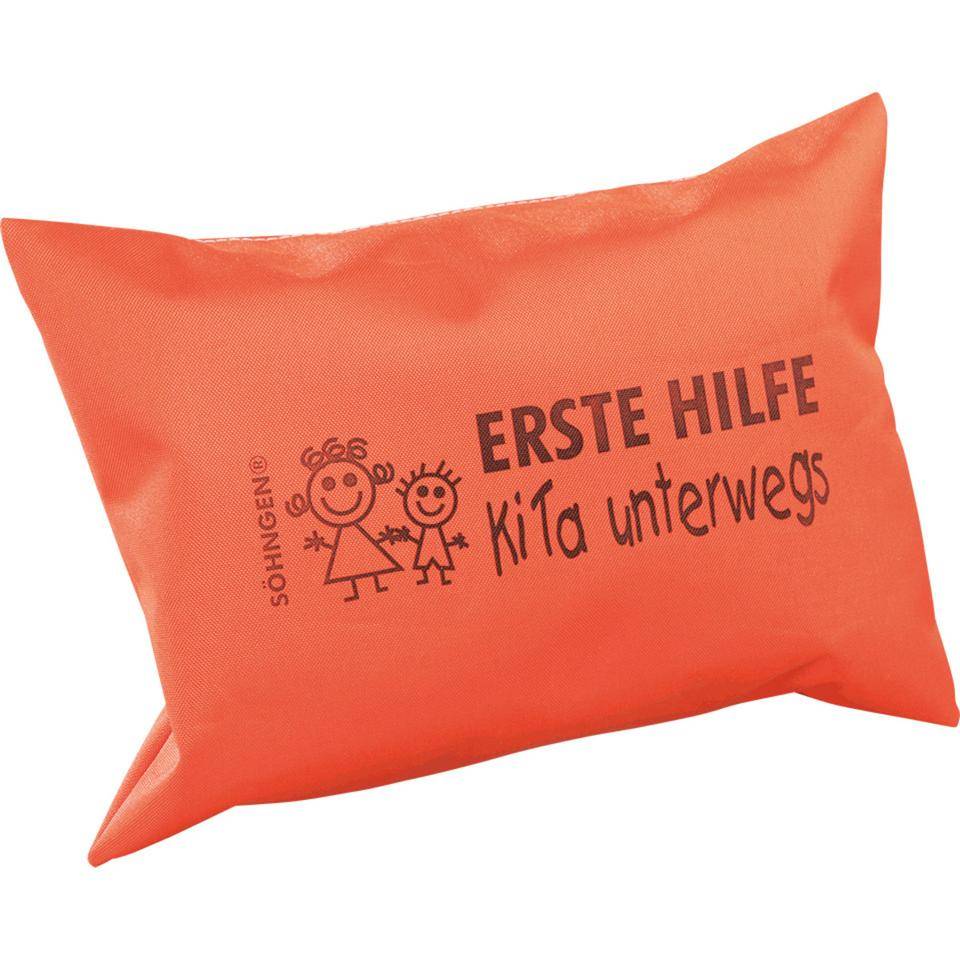 SÖHNGEN® Erste-Hilfe-Tasche KiTa unterwegs, orange, Nylon, beschichtet, 240x170mm