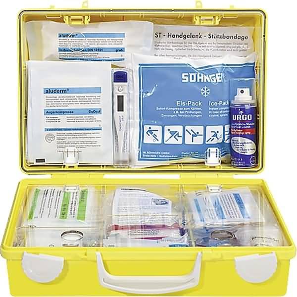 Erste-Hilfe-Koffer extra + Büro SN-CD gelb
