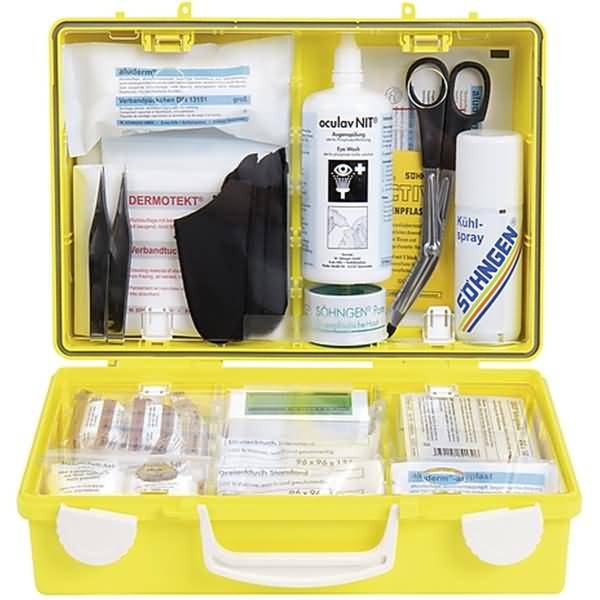Erste-Hilfe-Koffer Extra + SN-CD gelb Österreich-Norm Erweiterung gelb