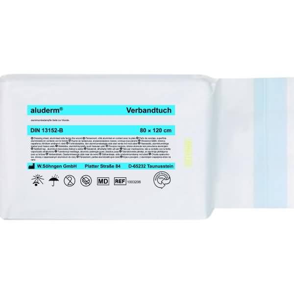Verbandtuch aluderm 80x120cm