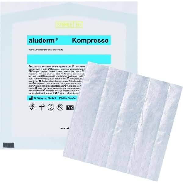 Kompresse aluderm einzeln 20x20cm