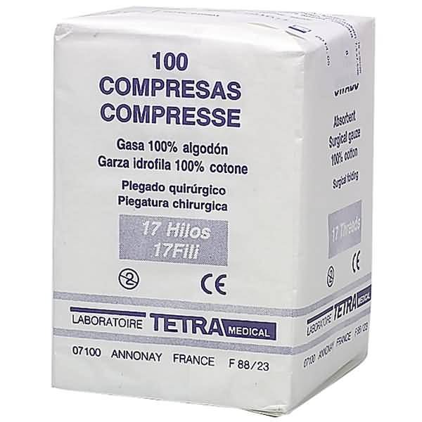 Mullkompresse 7,5x7,5cm VE=100 Stück