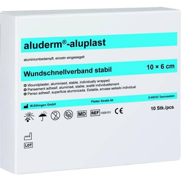 Wundpflaster aluderm-aluplast stabil 1mx6cm