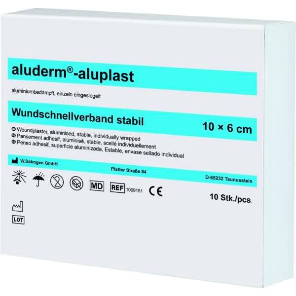Wundpflaster aluderm-aluplast stabil 1mx6cm