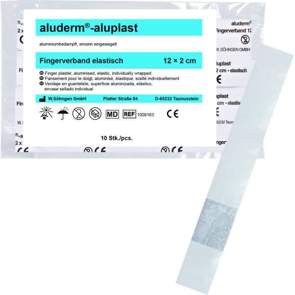 Wundpflaster Fingerverband aluderm-aluplast elastisch 12x2cm VE=10 Stück