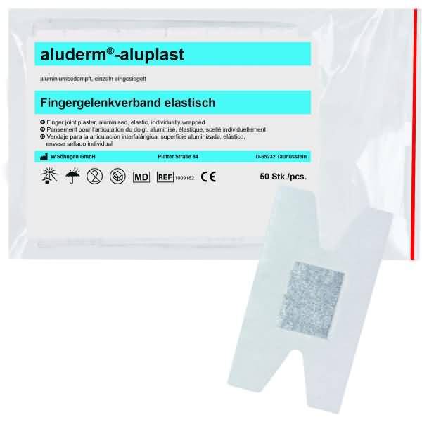 Wundpflaster Fingergelenkverband aluderm-aluplast elastisch VE=50 Stück