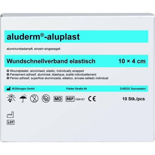 Wundpflaster aluderm-aluplast elastisch 1mx4cm