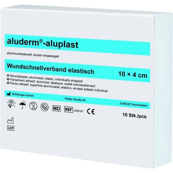 Wundpflaster aluderm-aluplast elastisch 1mx4cm