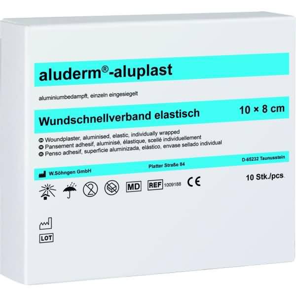 Wundpflaster aluderm-aluplast elastisch 1mx8cm