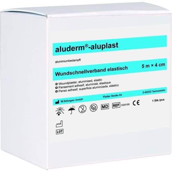 Wundpflaster aluderm-aluplast elastisch 5mx4cm