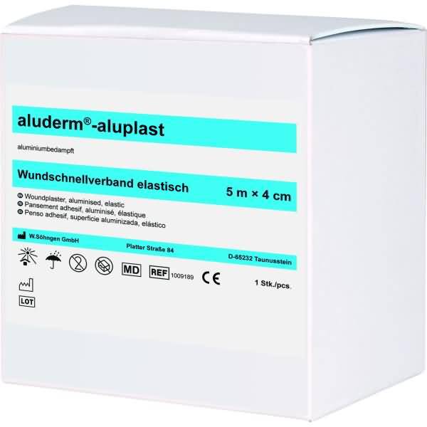 Wundpflaster aluderm-aluplast elastisch 5mx4cm