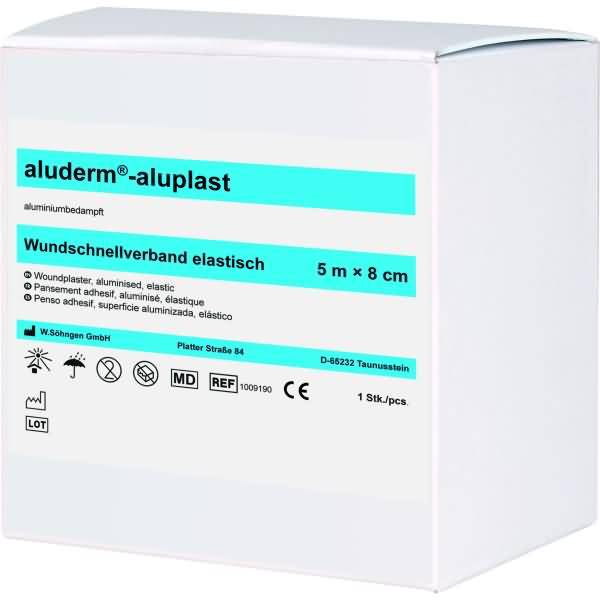 Wundpflaster aluderm-aluplast elastisch 5mx8cm