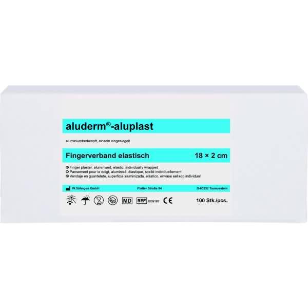 Wundpflaster Fingerverband aluderm-aluplast elastisch 18x2cm VE=100 Stück