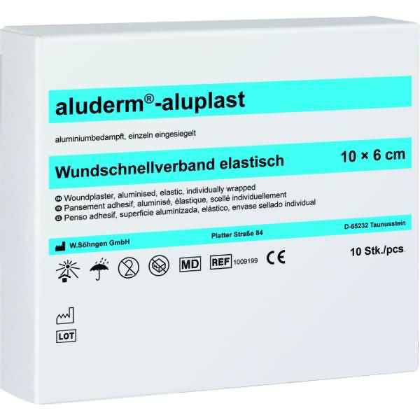 Wundpflaster aluderm-aluplast elastisch 1mx6cm