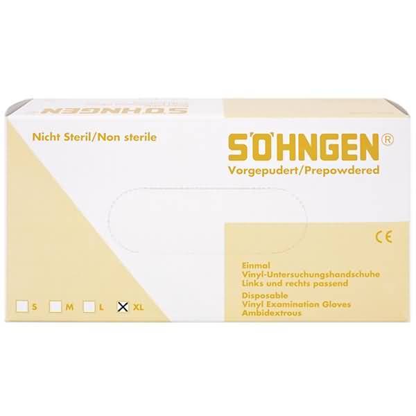Schutzhandschuhe Vinyl extragroß leicht gepudert VE=100 Stück