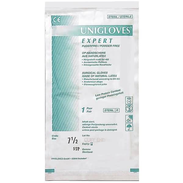 Einmal-OP-Handschuhe Paar Größe 7,5 puderfrei