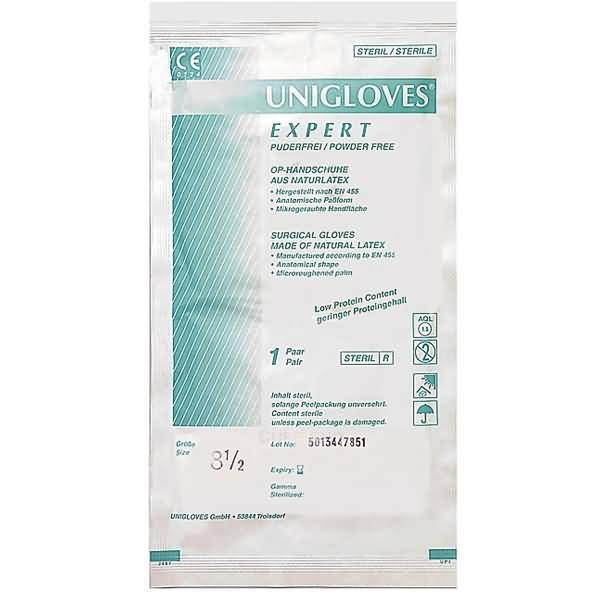 Einmal-OP-Handschuhe Paar Größe 8,5 puderfrei