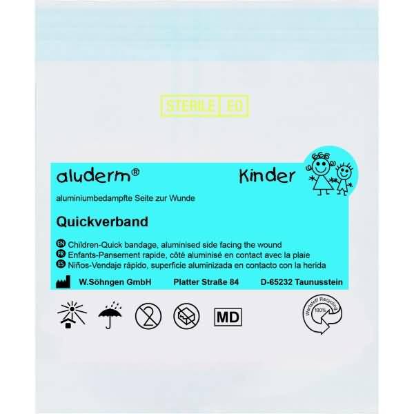 Quickverband aluderm Kinder Quickverband groß