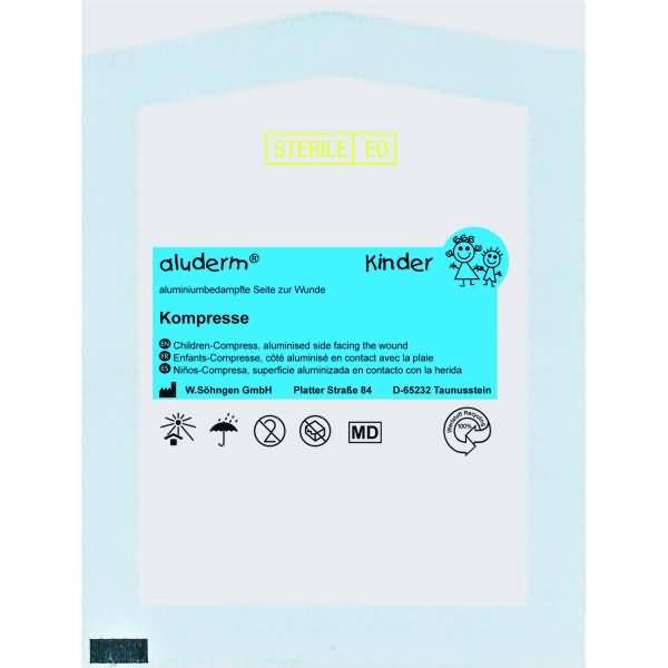 Kompresse Kinder aluderm 8x6cm
