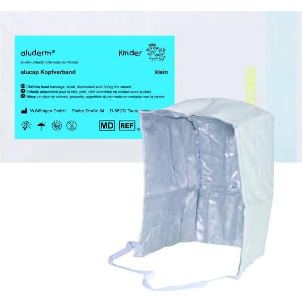 Kopfhaupe Kinder aluderm alucap klein
