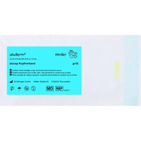 Kopfhaupe Kinder aluderm alucap klein