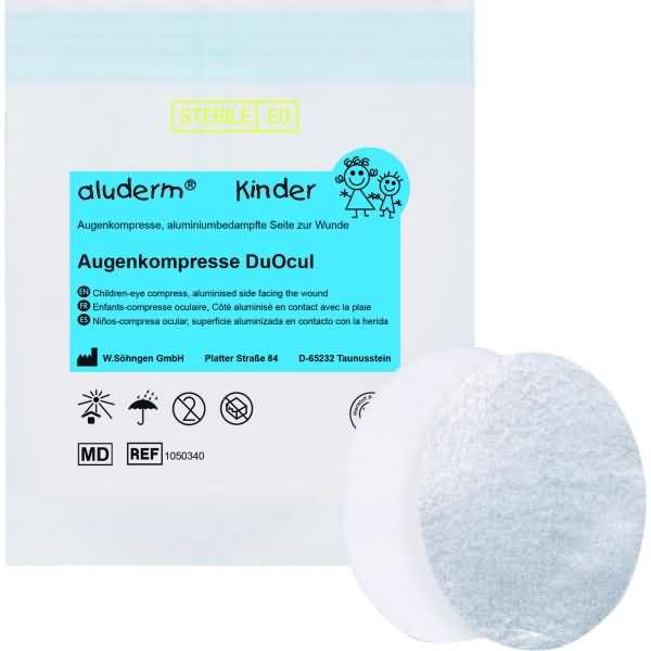 Augenkompresse aluderm Kinder DuOcul