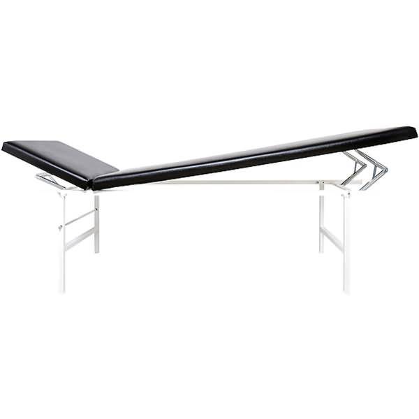 Untersuchungsliege Stahlrohr Kopf- und Fußteil verstellbar schwarz