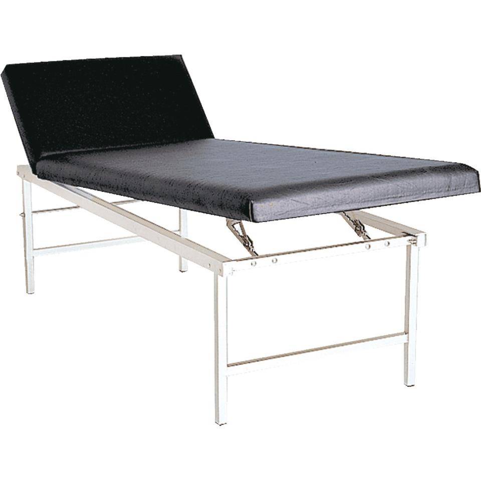 SÖHNGEN® Untersuchungsliege, verstellbares Kopf- und Fußteil, schwarz, 2000x700x650mm