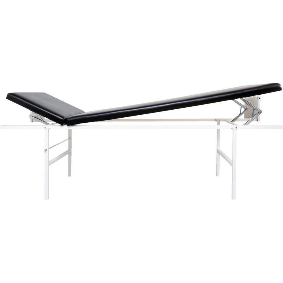 SÖHNGEN® Wandklappliege, verstellbares Kopf- und Fußteil, schwarz, 2000x700x650mm