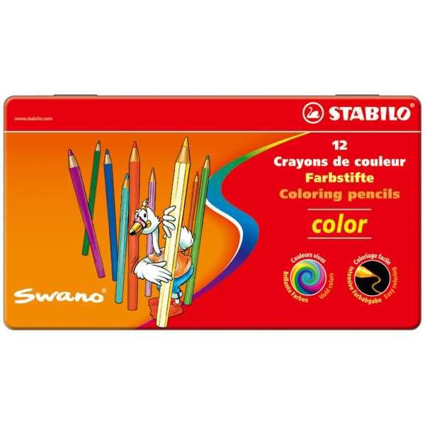 Buntstift color Metalletui mit 12 Stiften