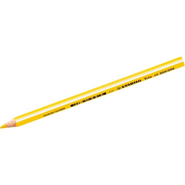 Dreikant-Buntstift Trio dick 4,2mm gelb