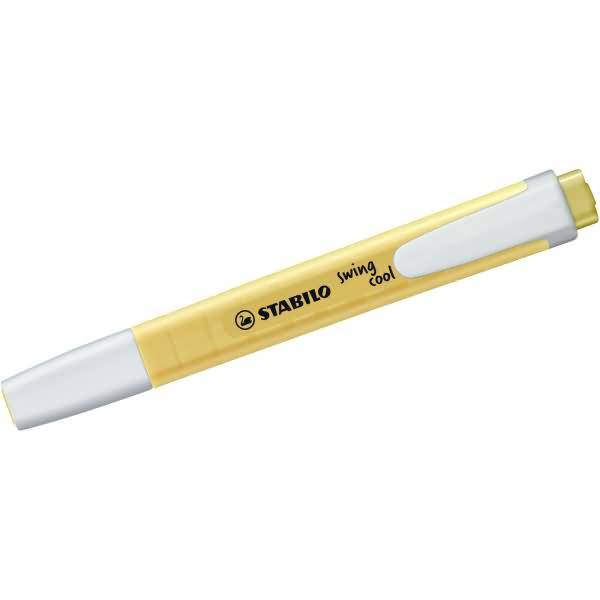 Textmarker swing cool Pastel Edition pudriges Gelb