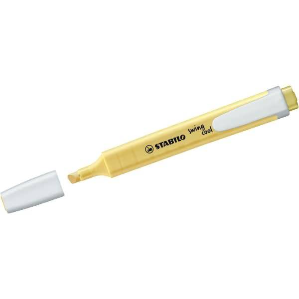 Textmarker swing cool Pastel Edition pudriges Gelb