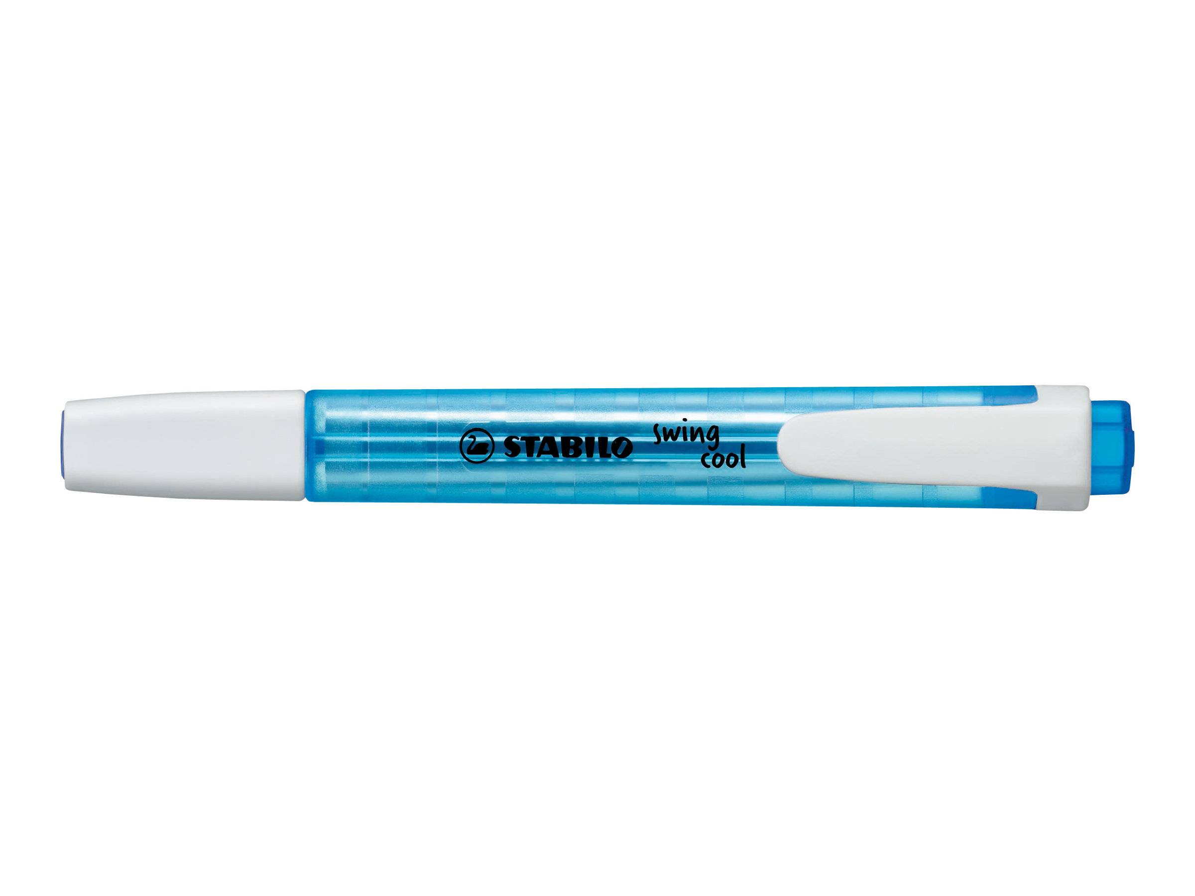 STABILO swing cool - Textmarker - gemischte fluoreszierende Farben - wasserbasierte Tinte - 1-4 mm (Packung mit 6)
