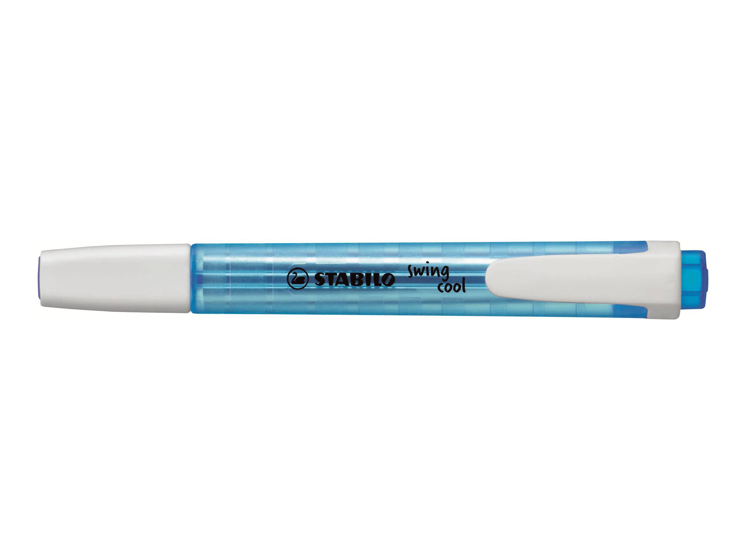 STABILO swing cool - Textmarker - gemischte Farben - wasserbasierte Tinte - 1-4 mm (Packung mit 8)