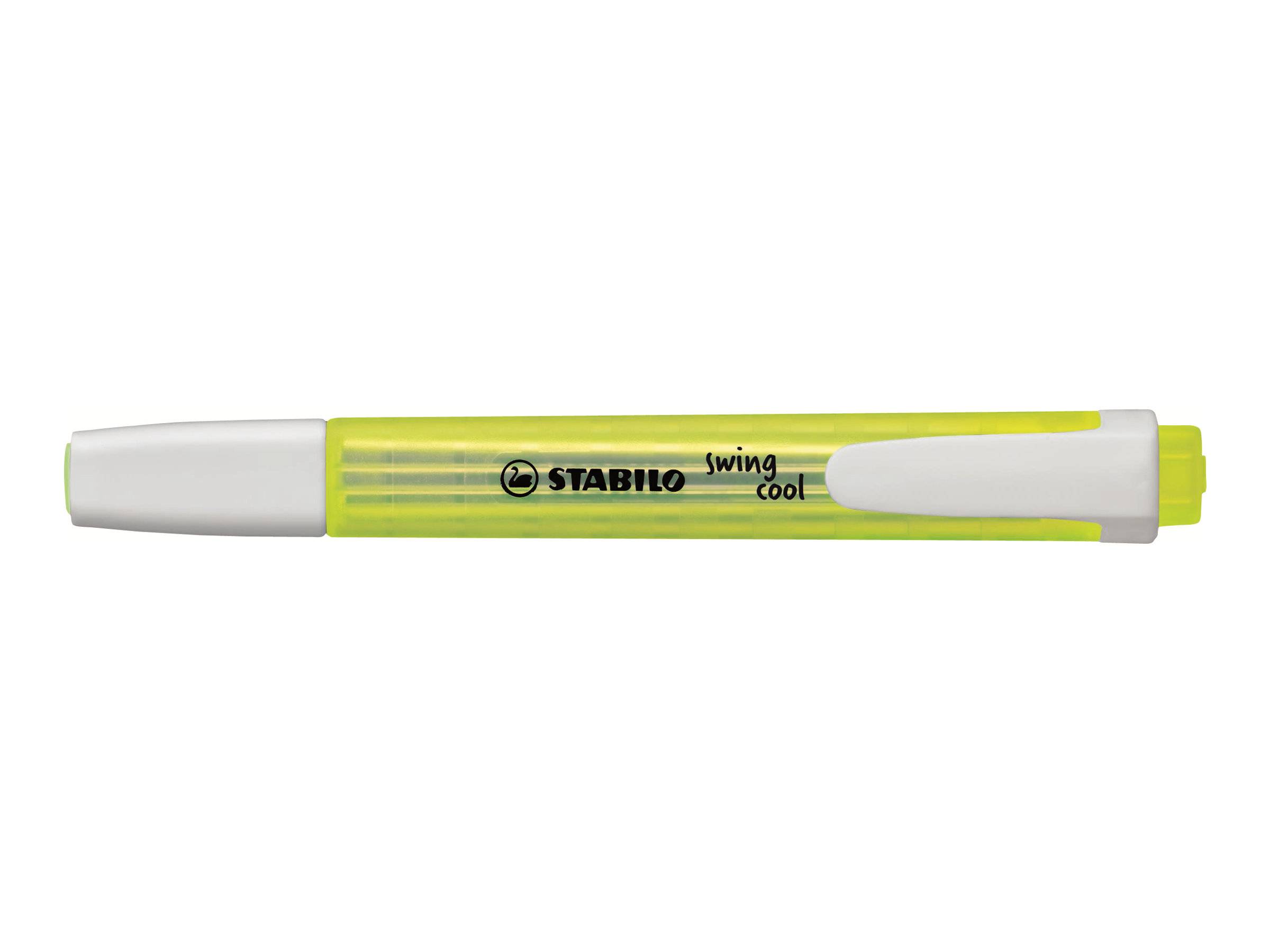 STABILO swing cool - Textmarker - gemischte Farben - wasserbasierte Tinte - 1-4 mm (Packung mit 8)
