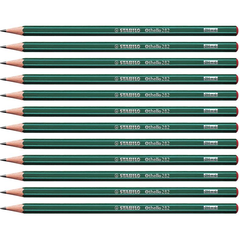 STABILO Bleistift Othello, sechseckig, Härtegrad: 2H