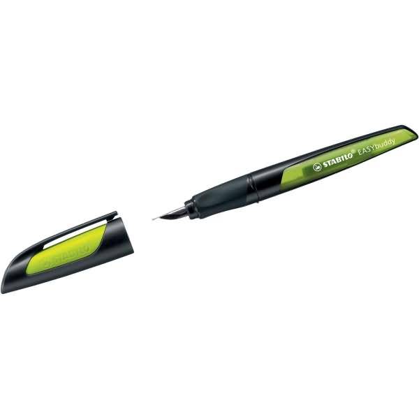 Schulfüller Easybuddy Feder A schwarz/limette