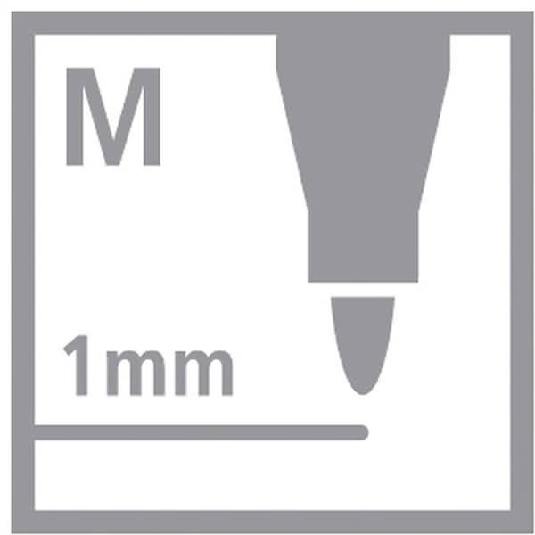 Fasermaler Pen 68 Kartonetui 12 Farben