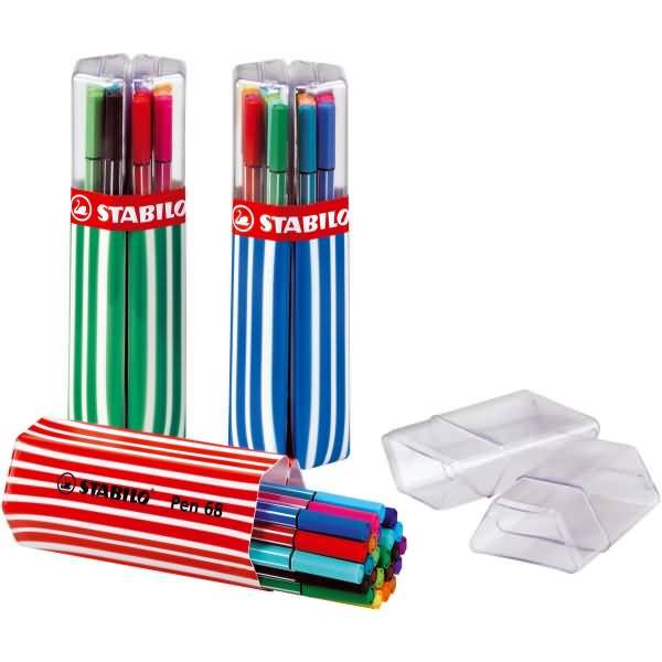 Fasermaler Pen 68 Twin Pack Kunststoffbox mit 20 Stiften