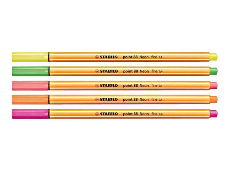 STABILO point 88 Mini - Fineliner - Neon-Farben (sortiert)