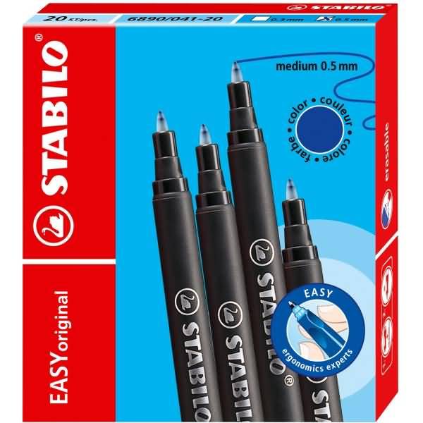 Patrone Easyoriginal medium 0,5mm blau VE=20 Stück