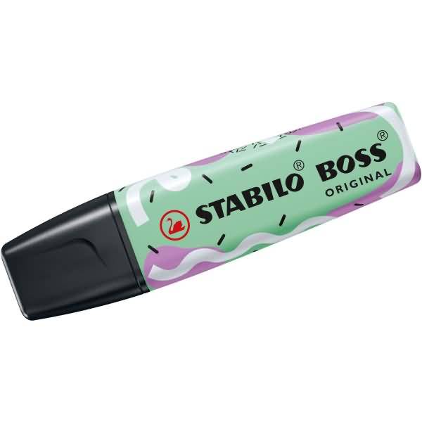STABILO Boss Original Pastel, 1 Stück(e), Minze, Meißel, Schwarz, Mintfarbe, Kunststoff, Rechteck