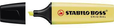 STABILO® Textmarker BOSS ORIGINAL 70/144 Pastel pudriges gelb