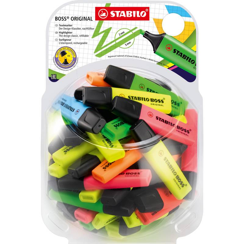 STABILO Textmarker BOSS ORIGINAL, 60er Display