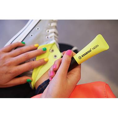 STABILO Textmarker NEON 72/33 1-5mm Keilspitze grün