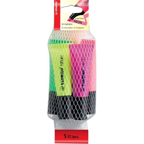 Textmarker Neon VE=5 Stück